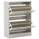 GFW Stirling Shoe Storage Cabinet - Grey