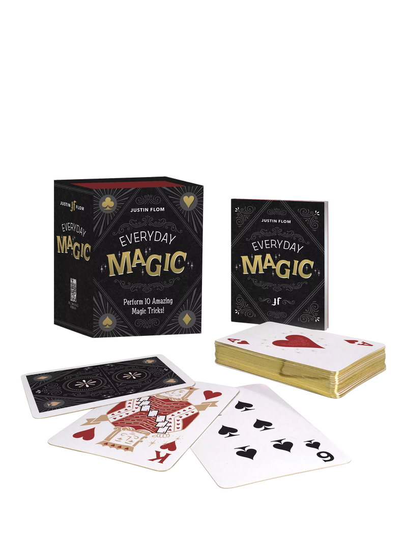Hachette Book Group magic trick set with cards and instruction book, UK version