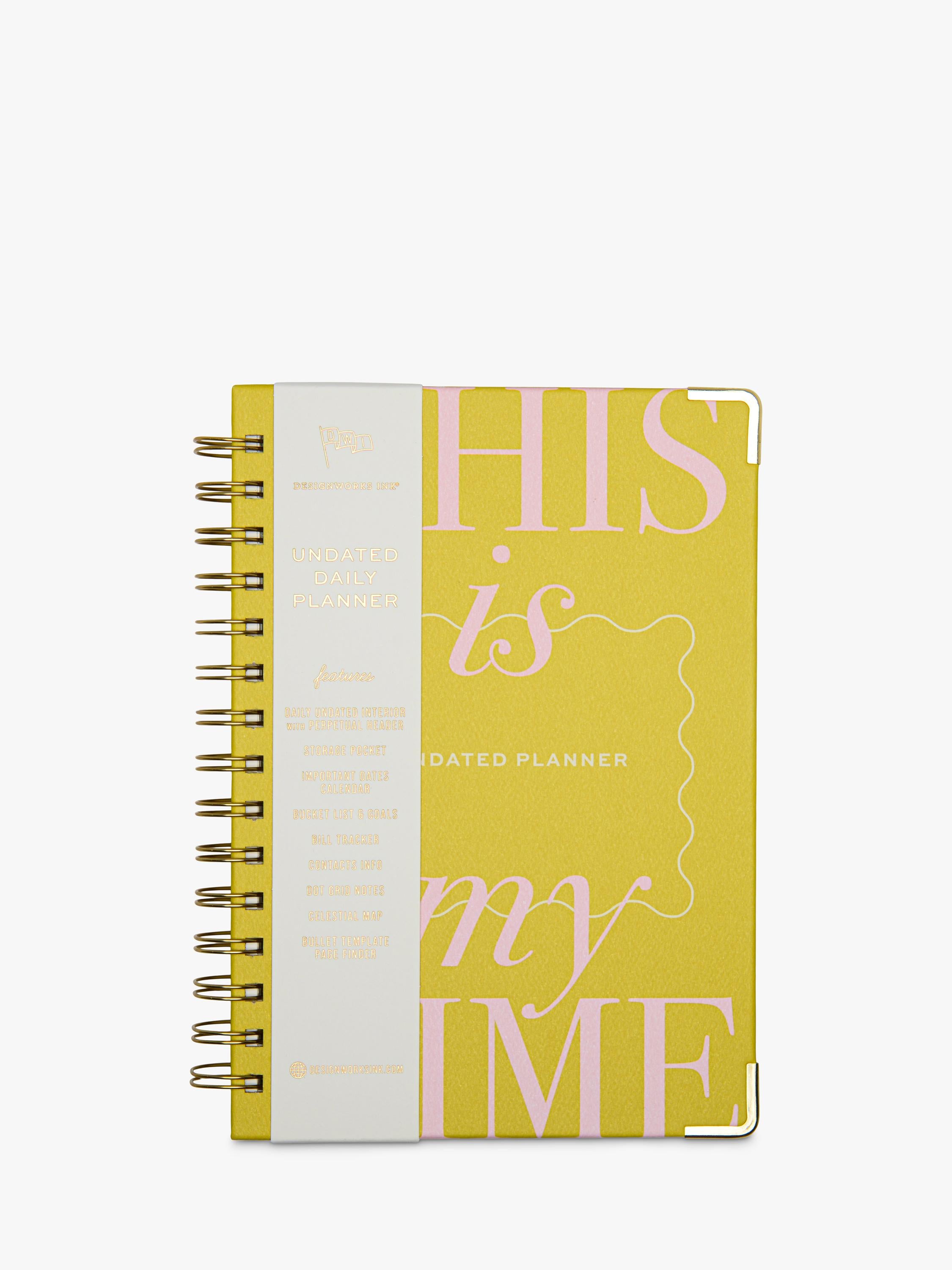 DesignWorks Ink multi-design wirebound journal with hardback cover - British product