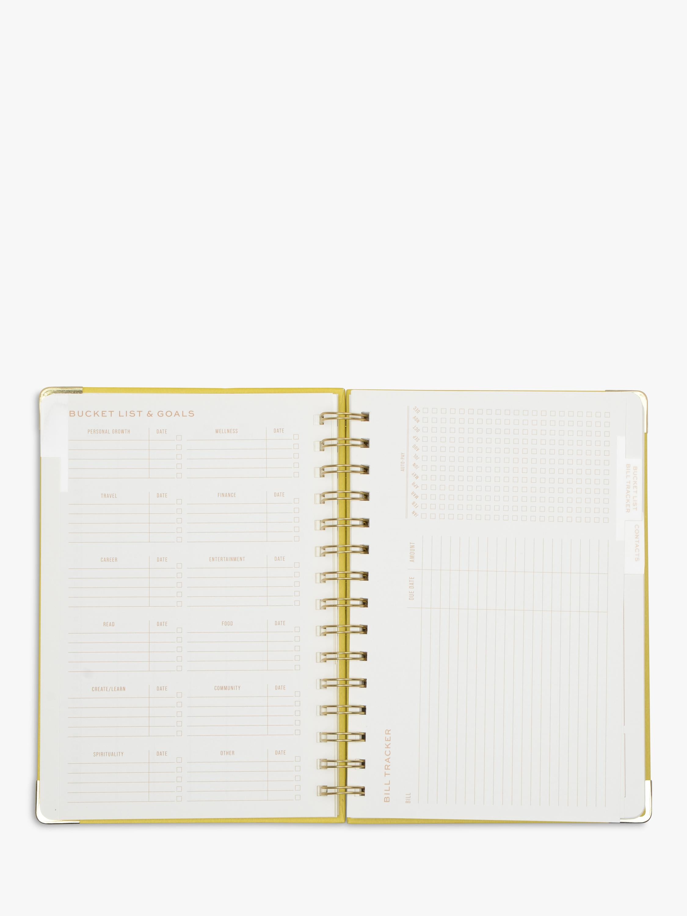 DesignWorks Ink multi-design wirebound journal with hardback cover - British product