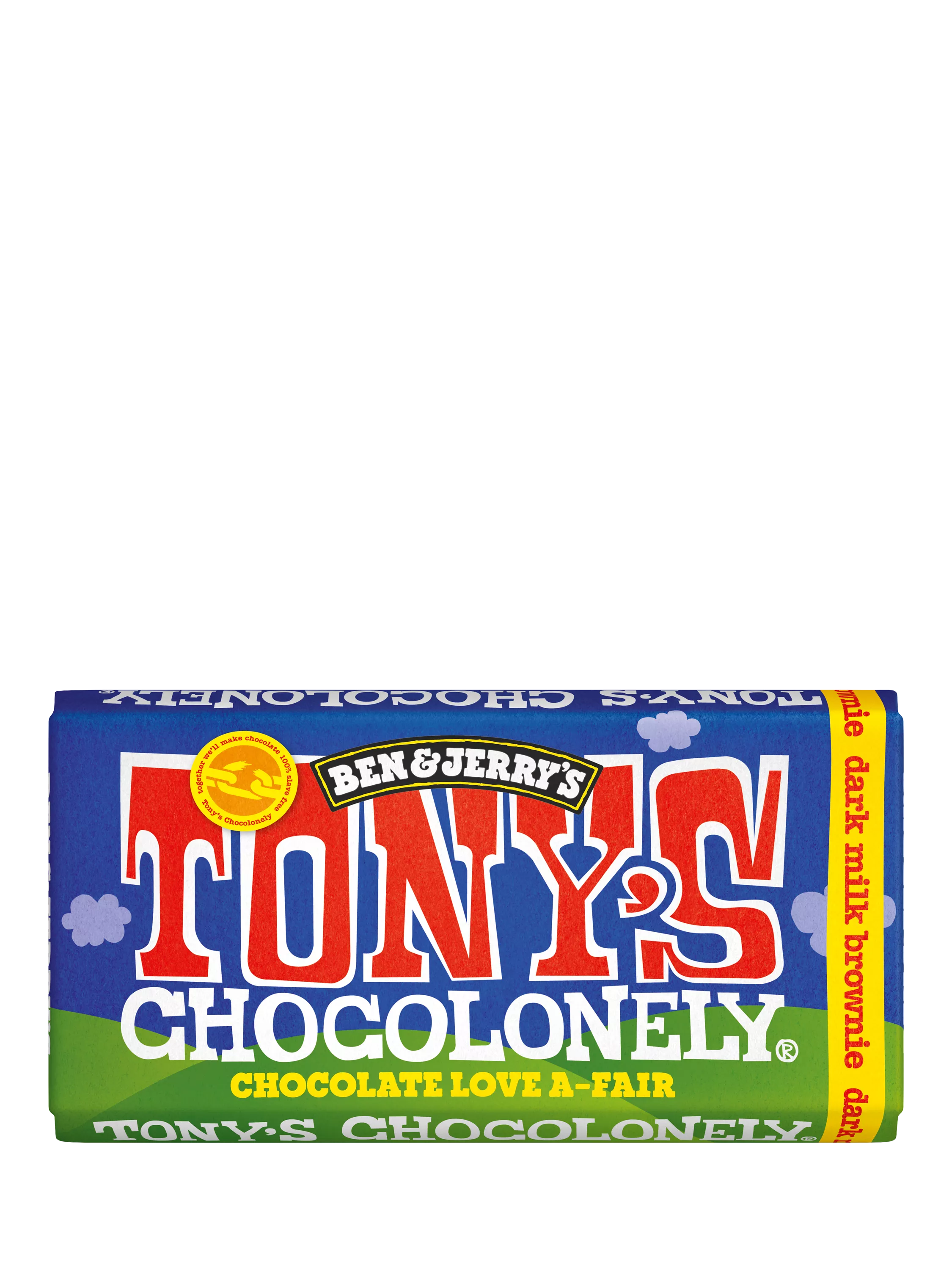 Tony's Chocolonely Dark Milk Brownie Bar, 180g - McGrocer