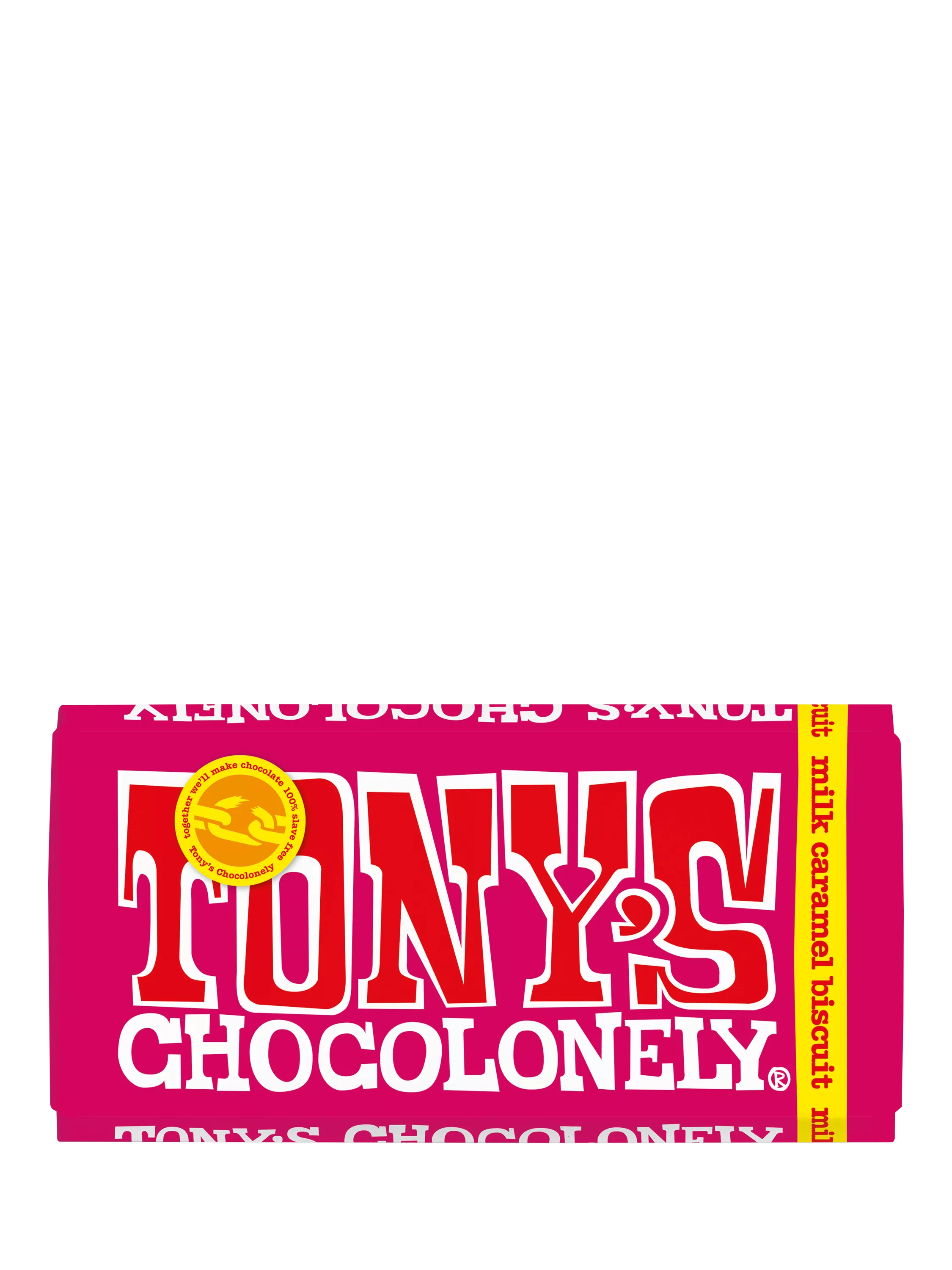 Tony's Chocolonely Milk Caramel Biscuit Bar, 180g - McGrocer