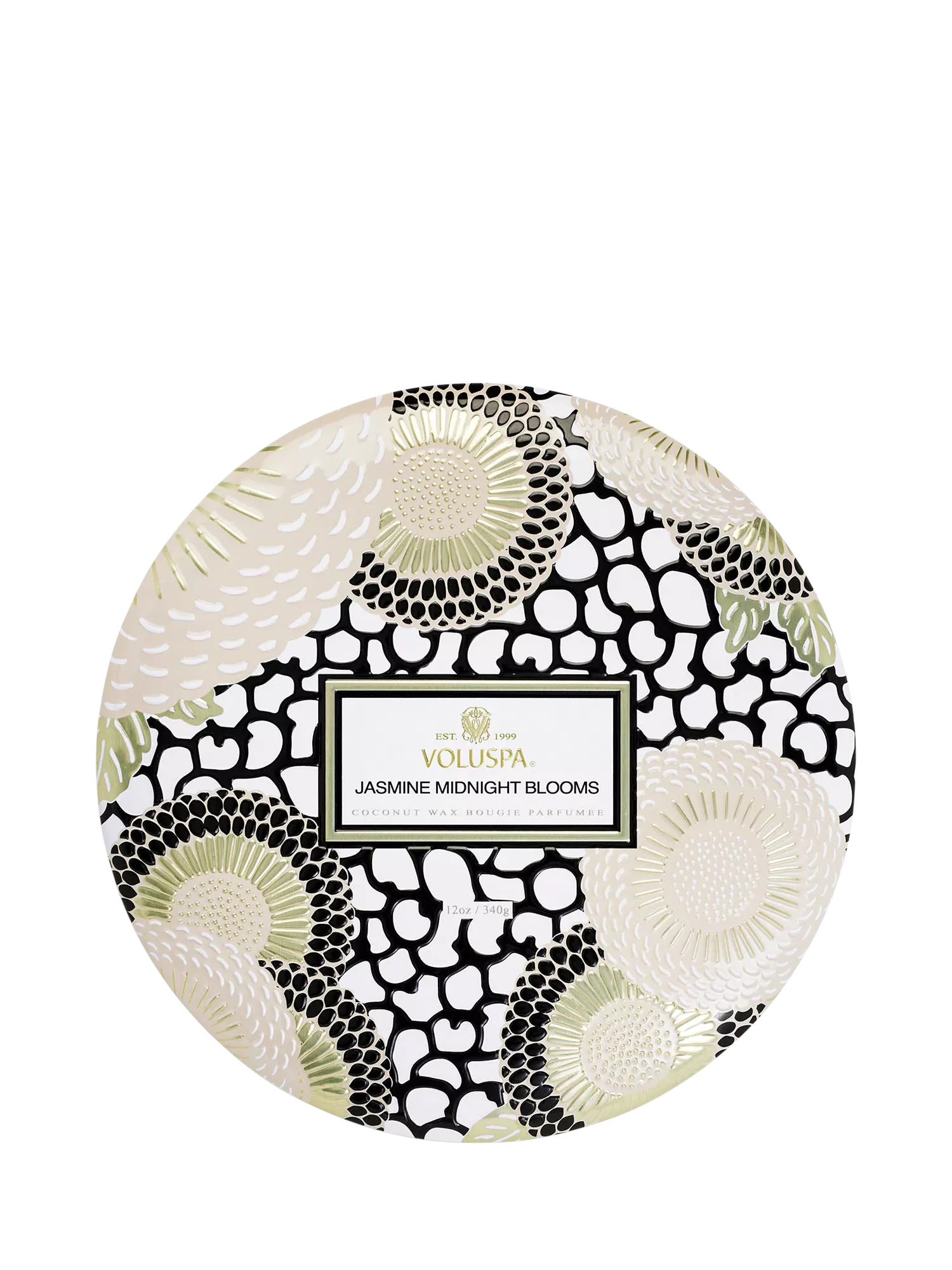 Voluspa Jasmine Mid Bloom three wick scented candle 340g (British brand)