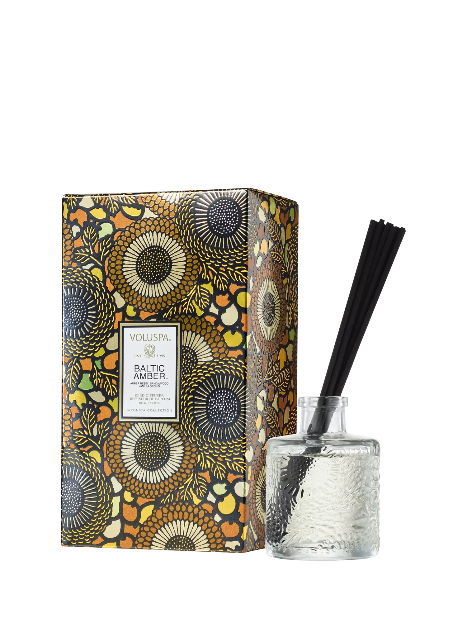 Voluspa Baltic Amber reed diffuser 100ml (British brand)