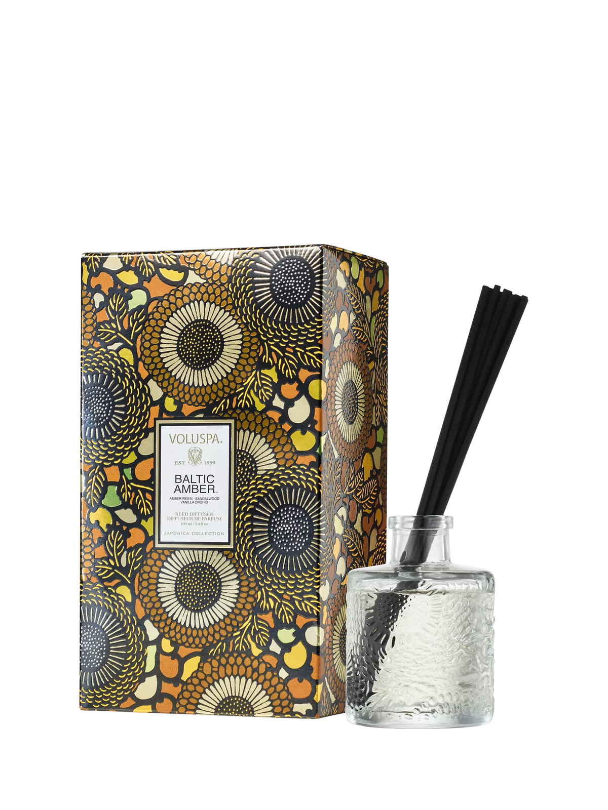 Voluspa Baltic Amber reed diffuser 100ml (British brand)