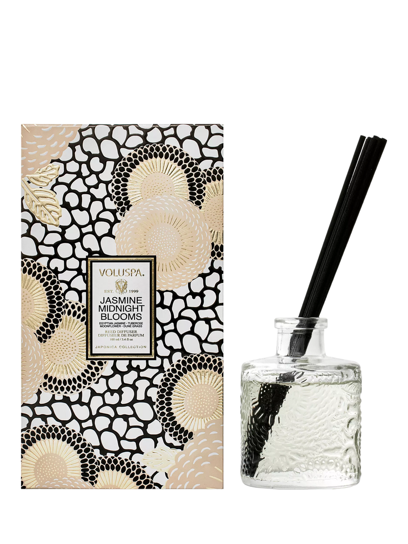 Voluspa Jasmine Mid Blooms reed diffuser 100ml (British brand)