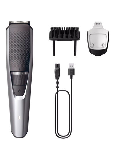 Beard Trimmer with Self-Sharpening Blades and Lift & Trim Technology, 20 Precision Settings