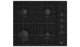 Beko gas hob black 61cm - British product