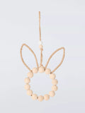 John Lewis beaded bunny hanging decoration, imported from the UK