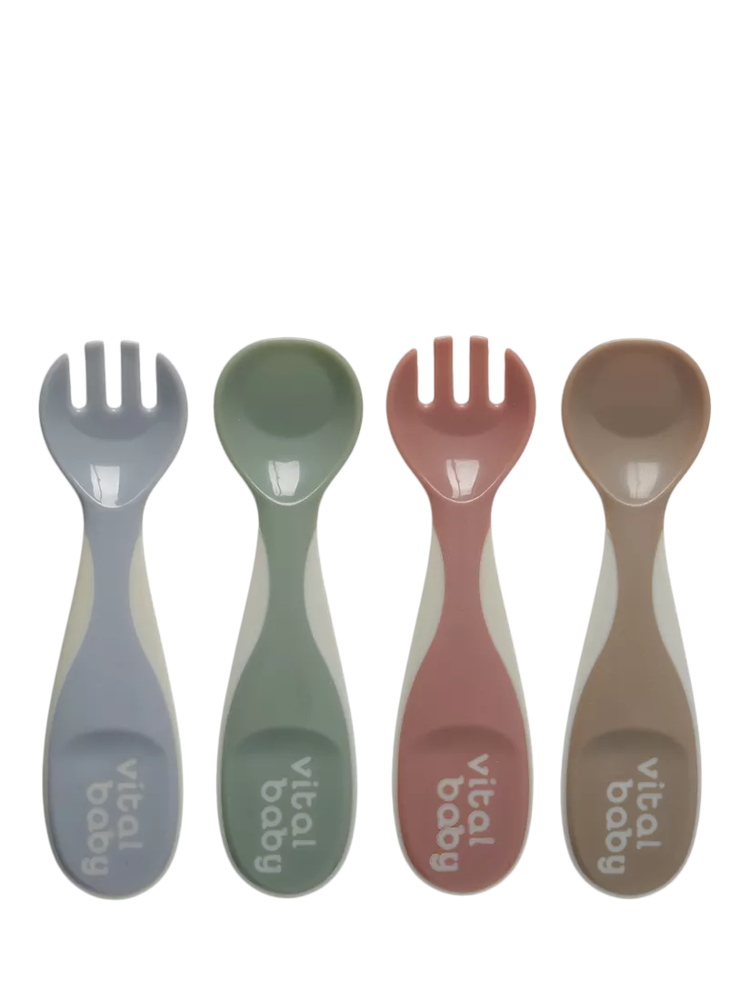 Vital Baby Chunky Cutlery Set, Pack of 4 - McGrocer