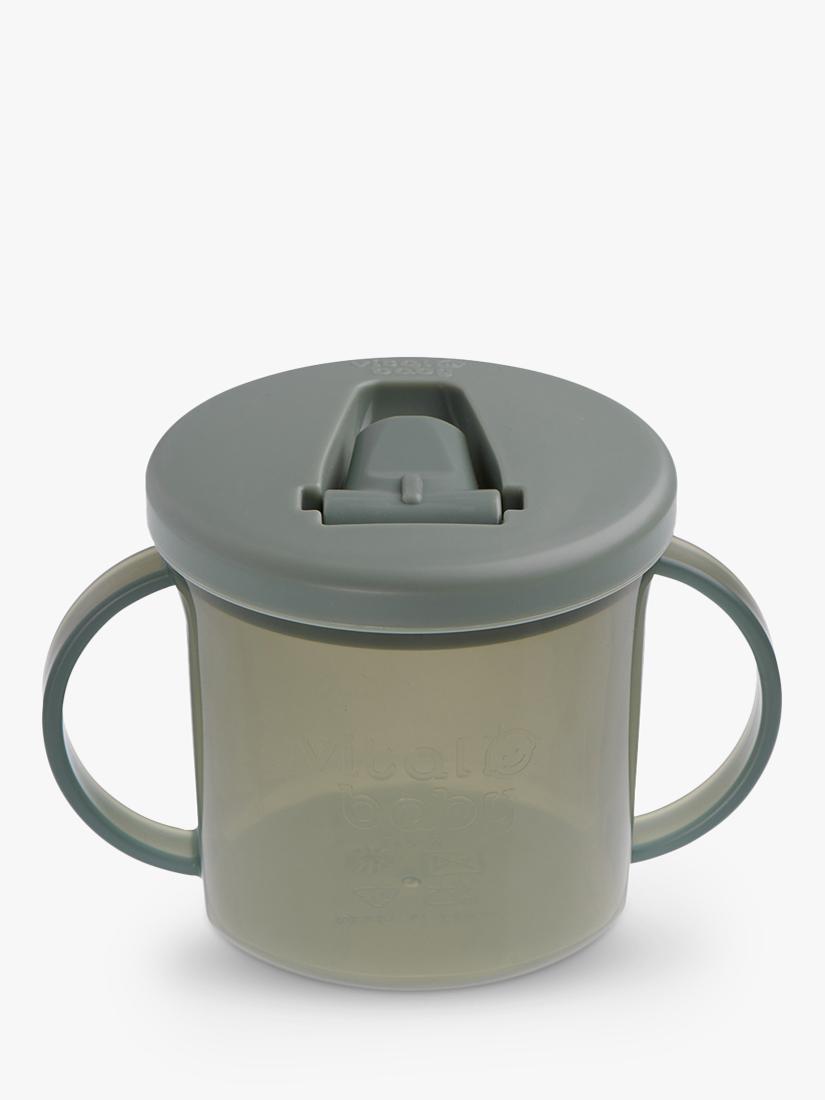 Vital Baby free flow baby cup 200ml in Natural Moss (British brand)