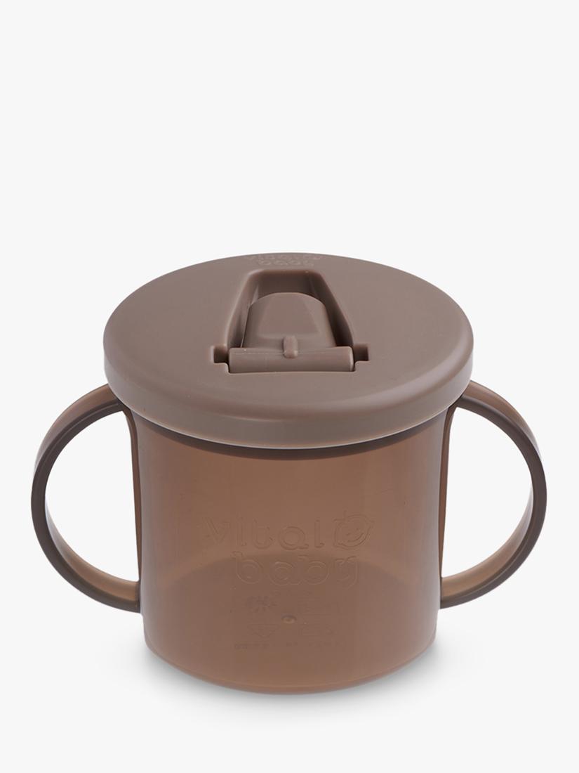 Vital Baby free flow cup in Natural Stone color, 200ml (British brand)