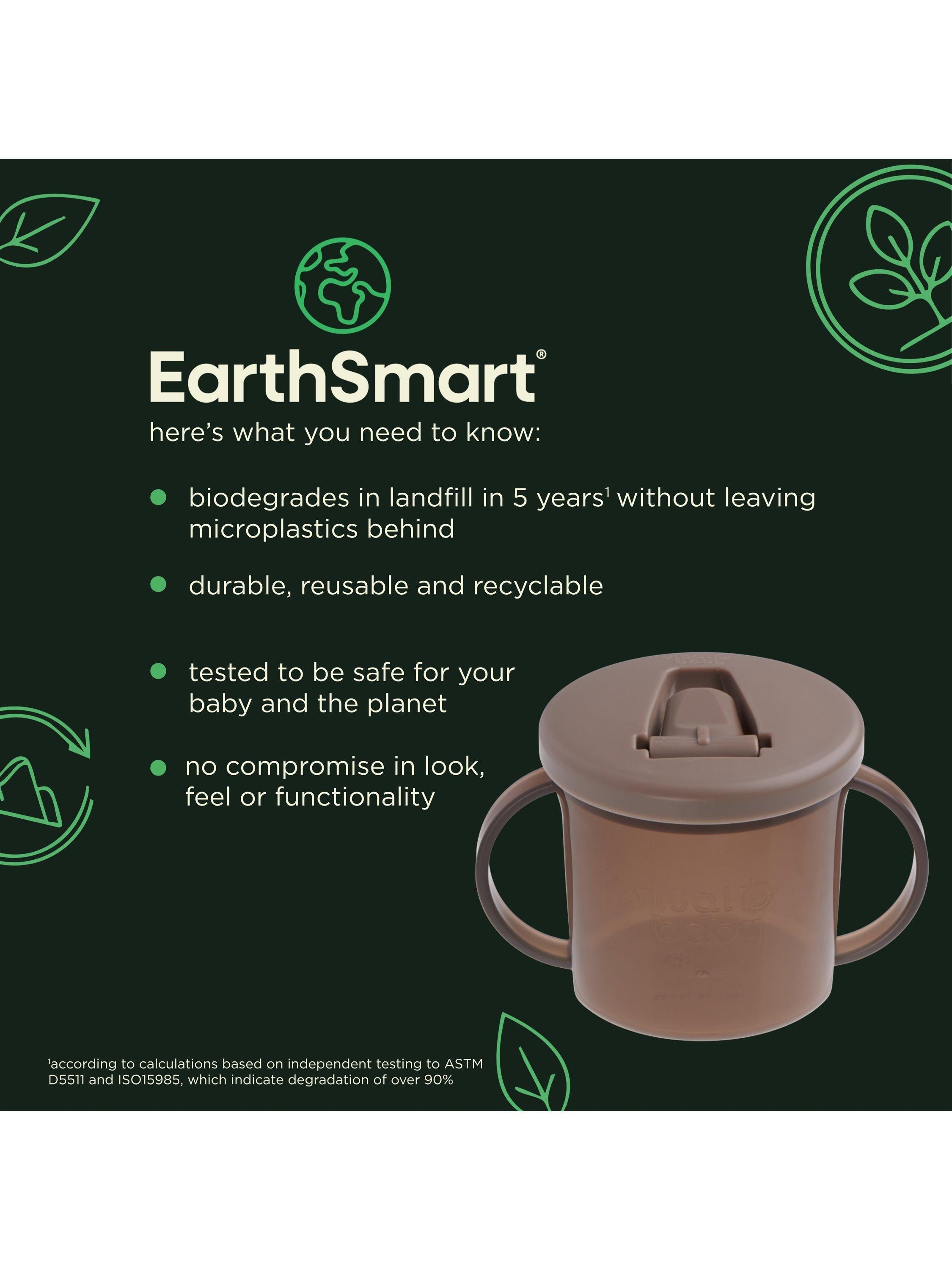 Vital Baby free flow cup in Natural Stone color, 200ml (British brand)