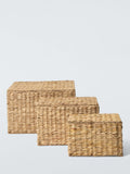 John Lewis bulrush nesting lidded storage basket set of 3, UK version