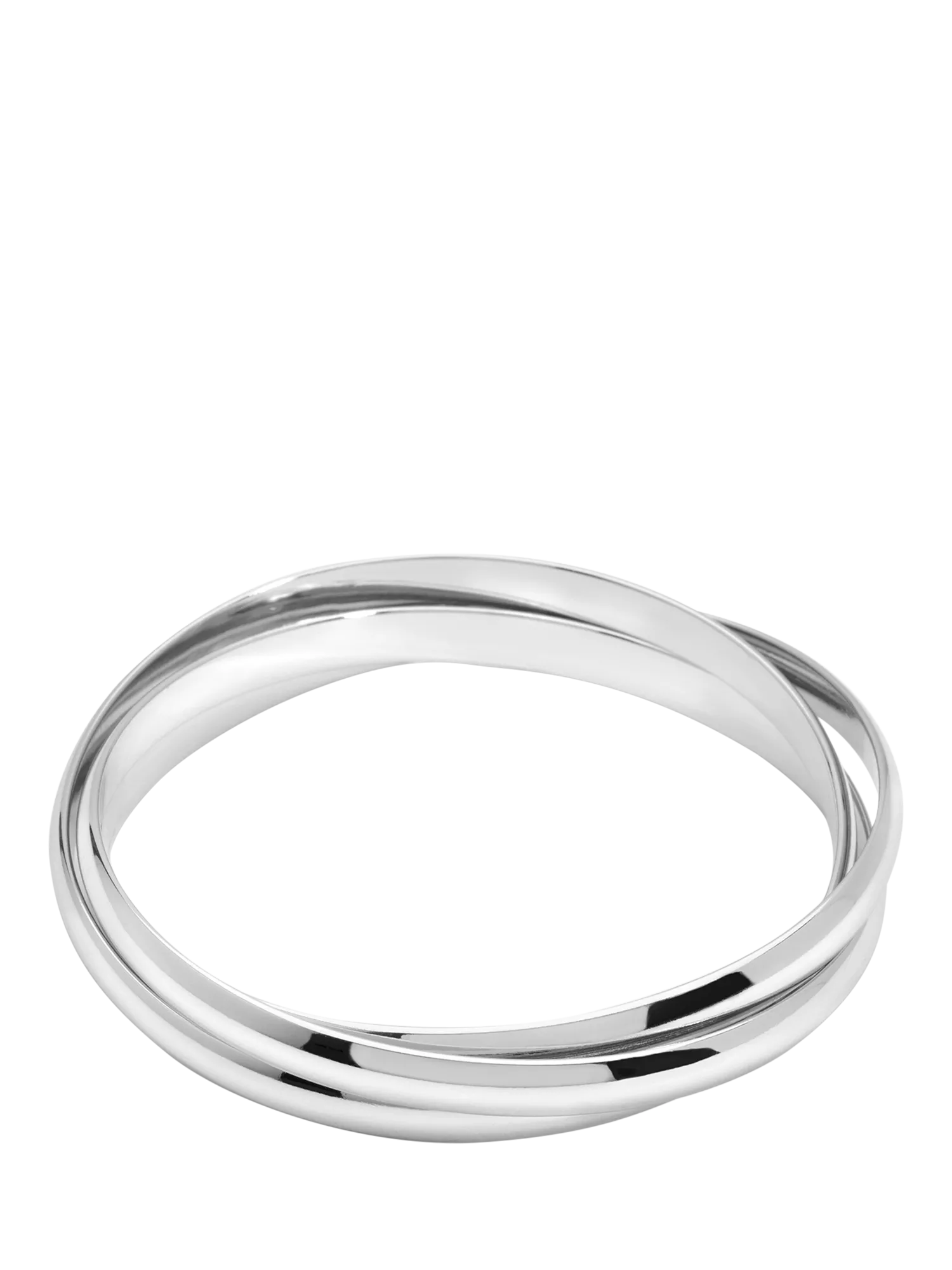 Jon Richard interlocking silver bangles, UK version