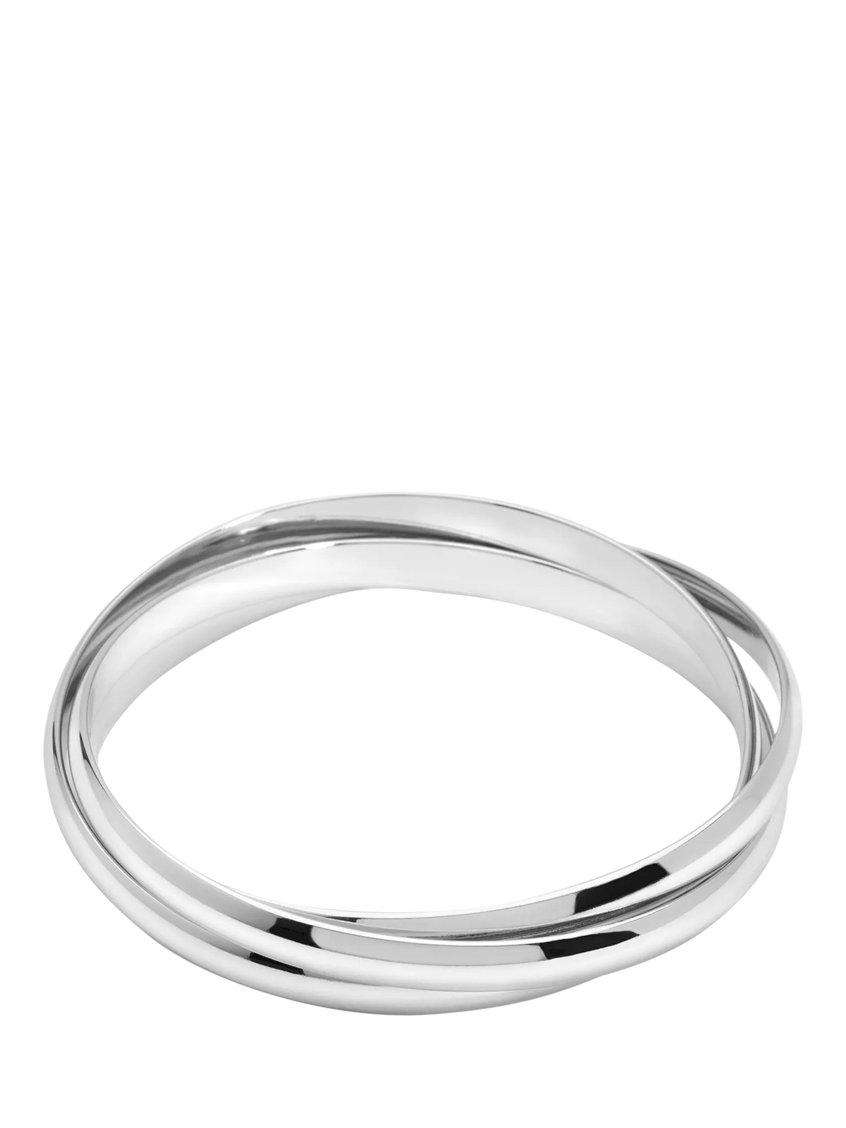 Jon Richard interlocking silver bangles, UK version