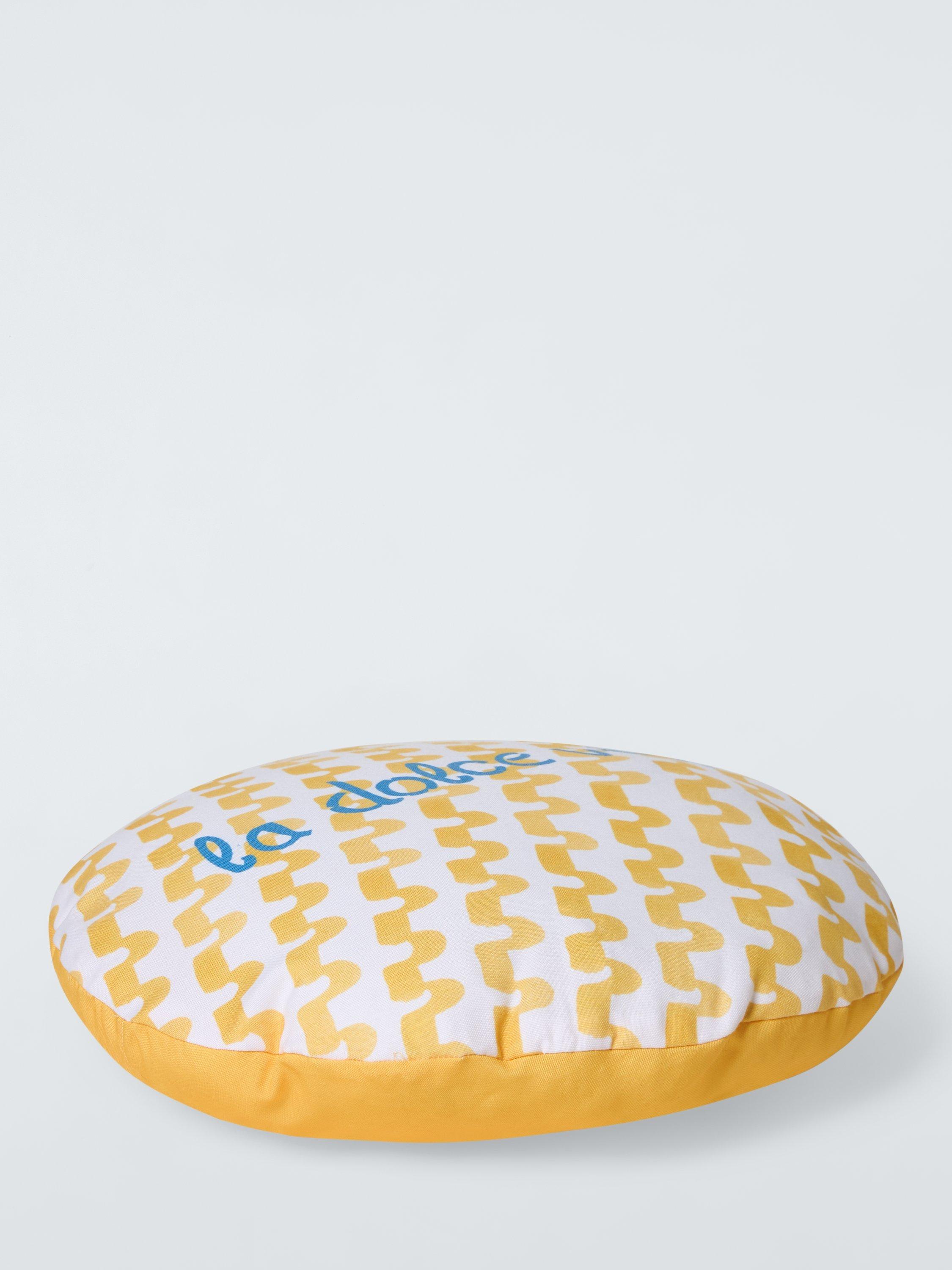 John Lewis Dolce Vita Round Cushion Mimosa, UK version