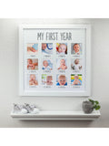 Pearhead My First Year picture frame for 12 photos, imported from the UK