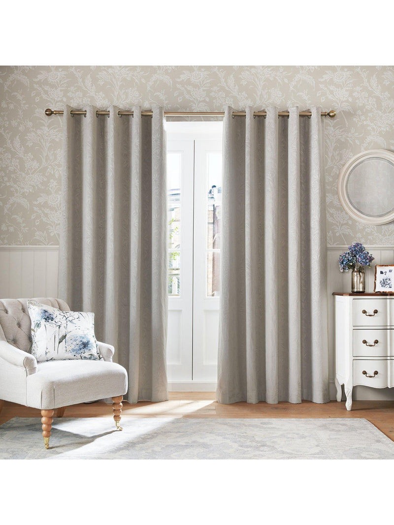 Laura Ashley Lloyd wallpaper Dove Grey, UK version