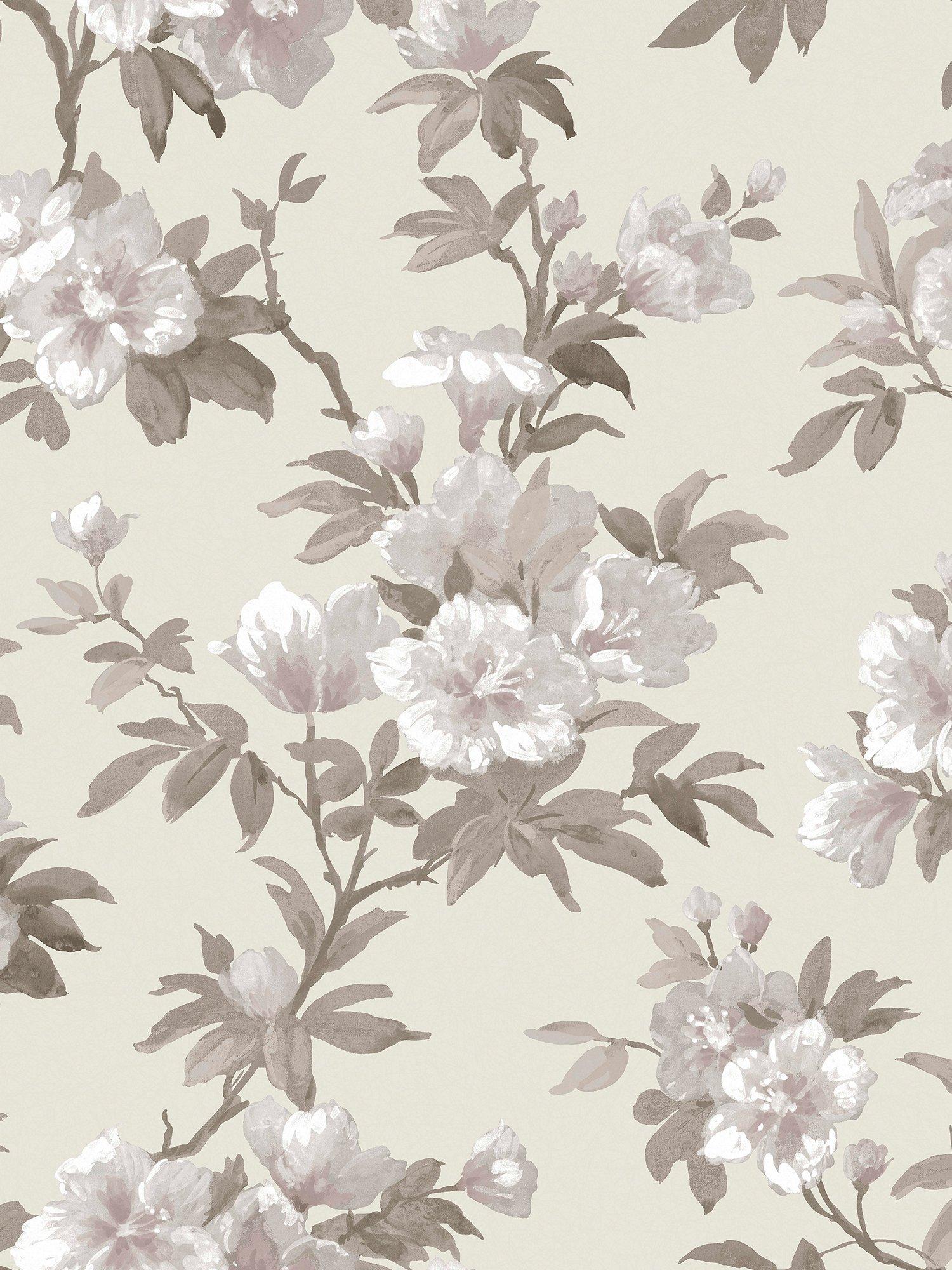 Laura Ashley Rosamund Natural Wallpaper, UK version