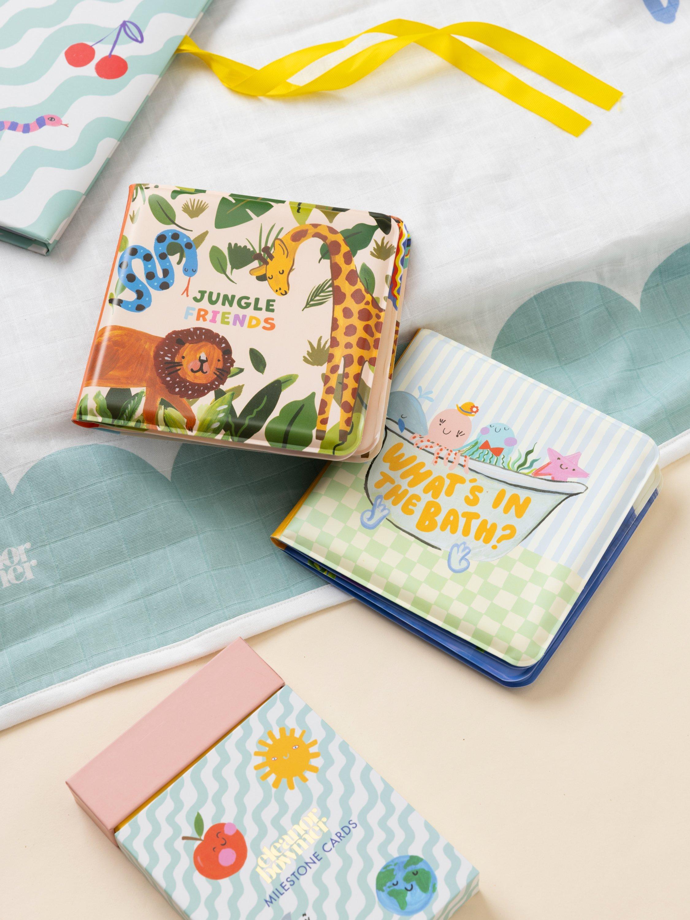 Eleanor Bowmer jungle and sea baby bath book set, pack of 2 - British product