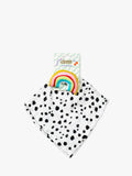 Eleanor Bowmer muslin comforter rainbow toy attachment, UK version
