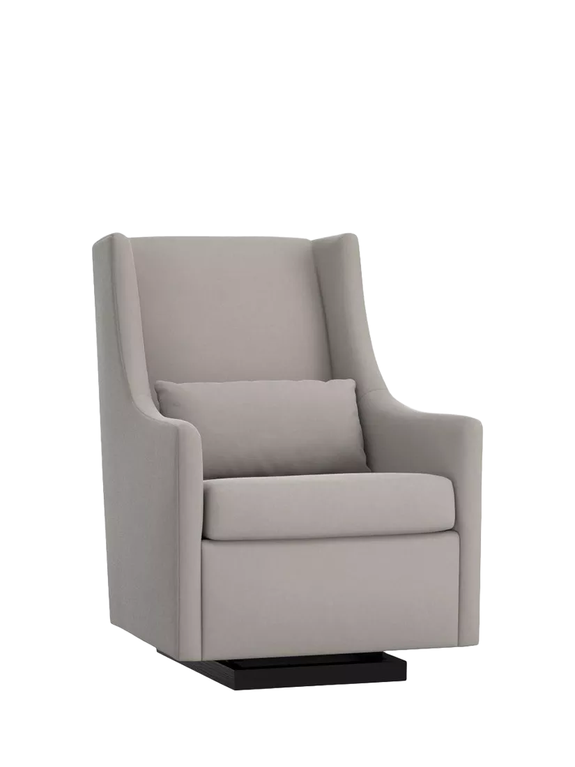 Pottery Barn Kids Graham Gliding Chair, Velvet Dove Grey