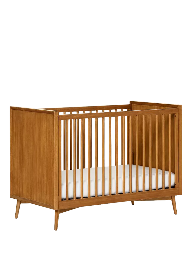 Pottery Barn Kids Mid Century Wood Convertible Cot, Acorn