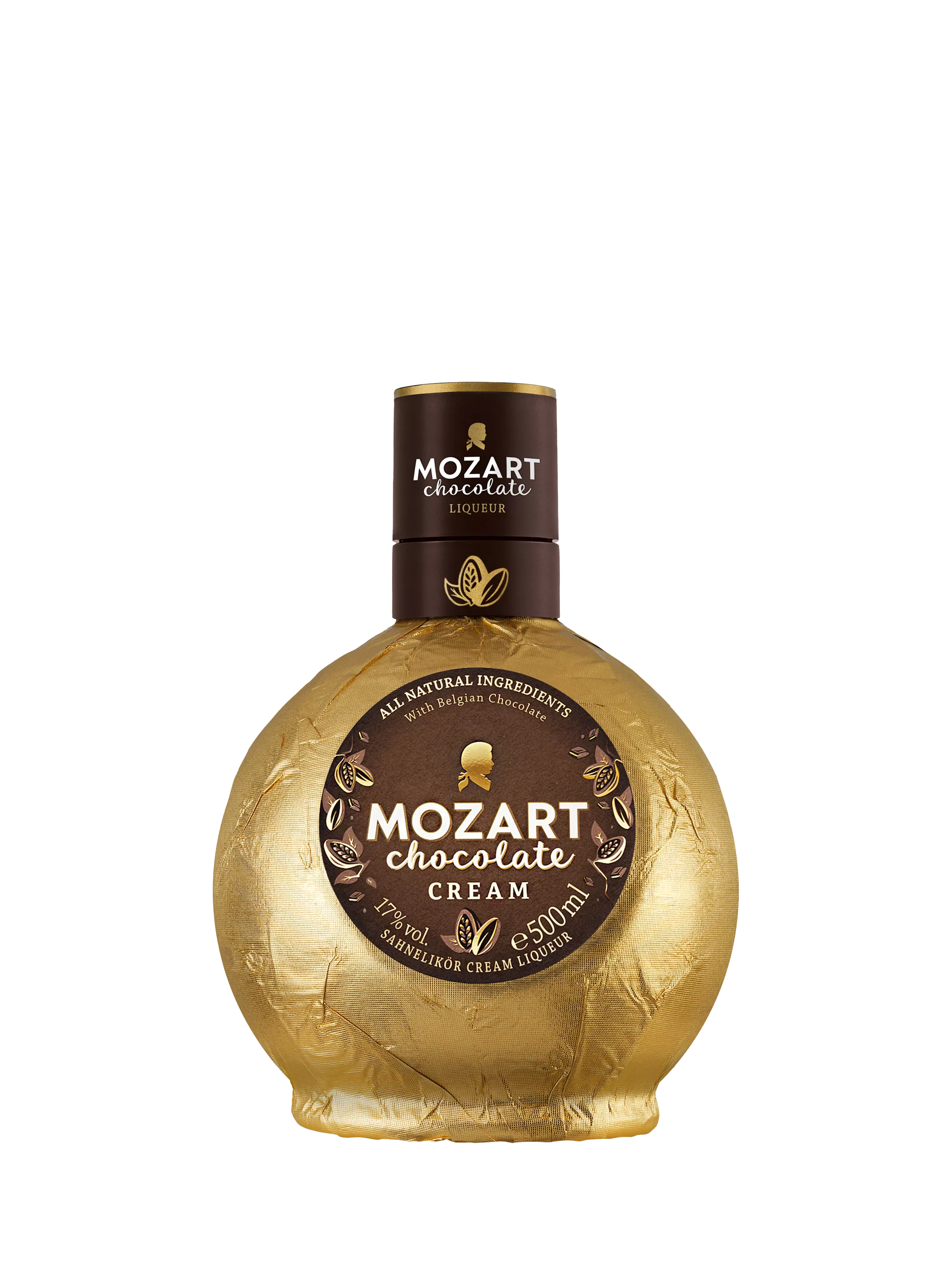 Mozart chocolate cream liqueur 50cl, imported from the UK
