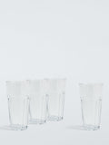 John Lewis bistro-style glass tumblers set of 4 430ml clear, UK version
