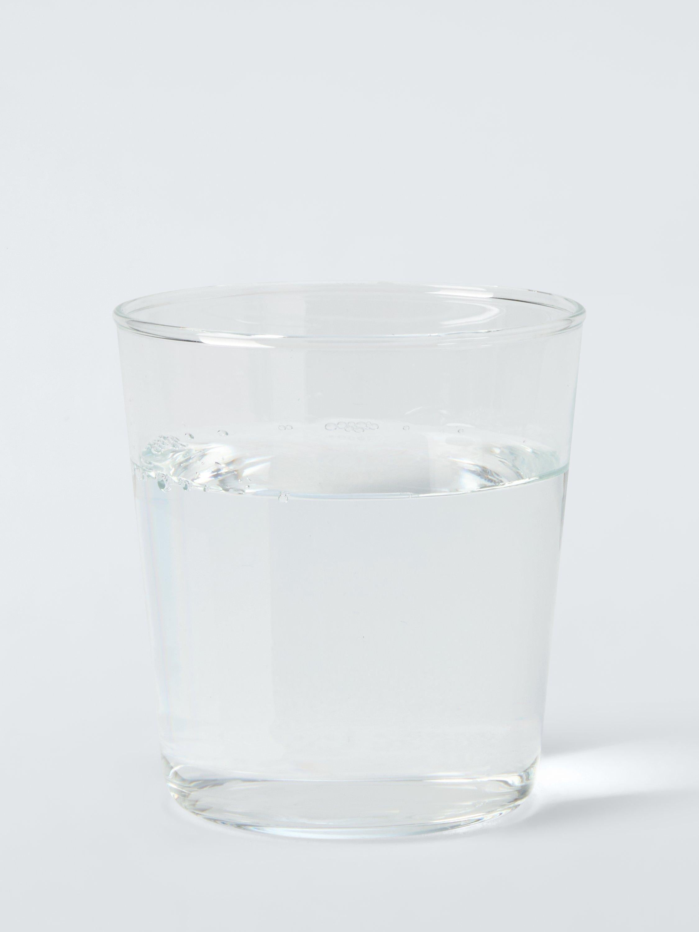 John Lewis drink glass tumbler set of 4, 400ml clear, UK version