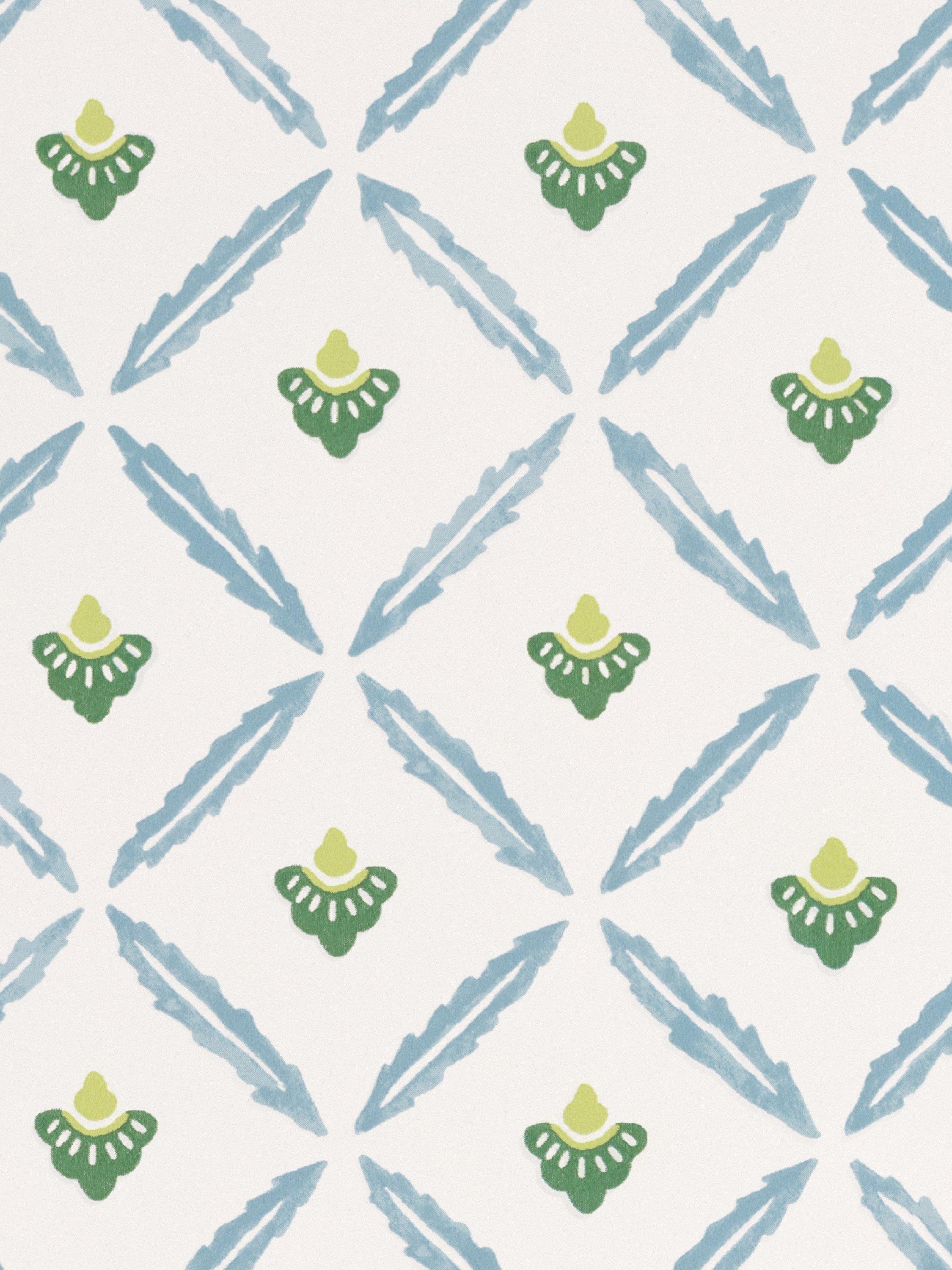 John Lewis Wallpaper Ayla Trellis Floral Pattern, UK version
