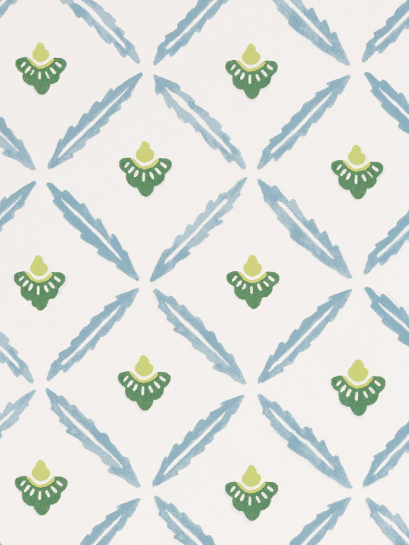 John Lewis Wallpaper Ayla Trellis Floral Pattern, UK version
