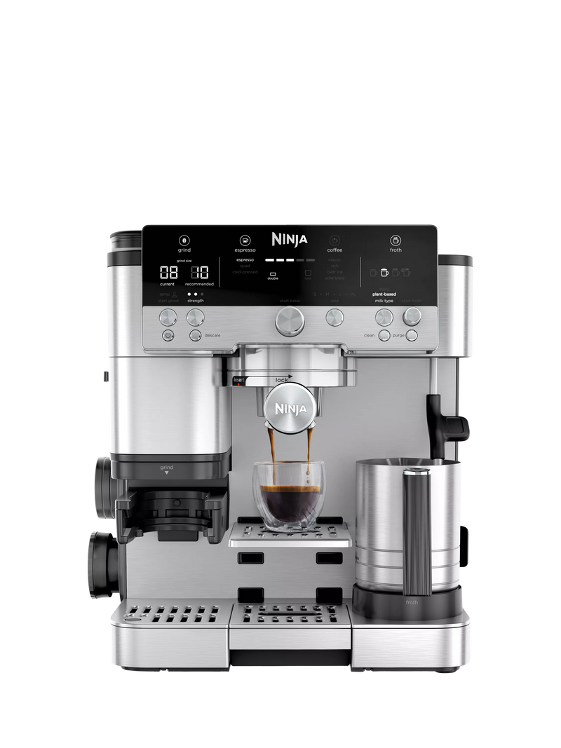 Ninja Luxe Cafe Premier Series Stainless Steel Coffee Machine, UK version