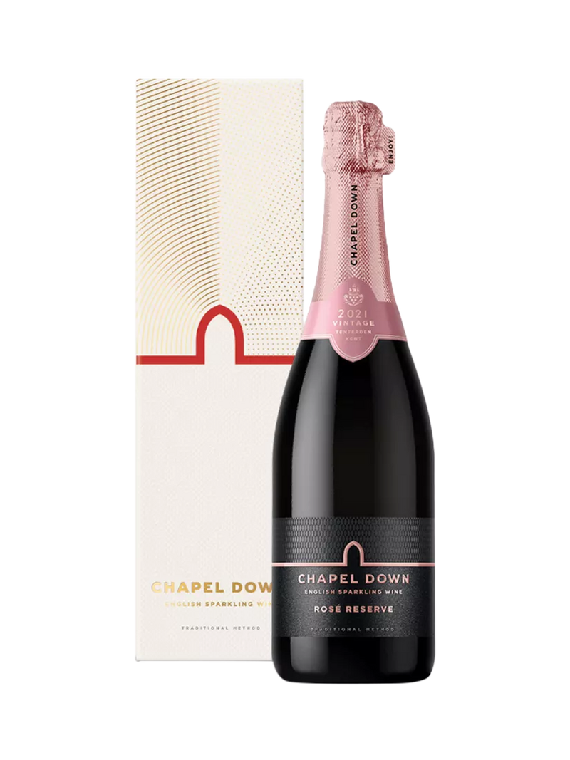 Chapel Down Rosé Reserve 2021 English sparkling wine 75cl - British product