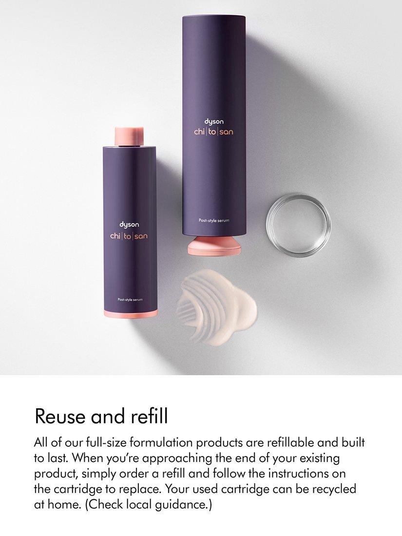 Dyson Chitosan post-style hair serum refill - British product