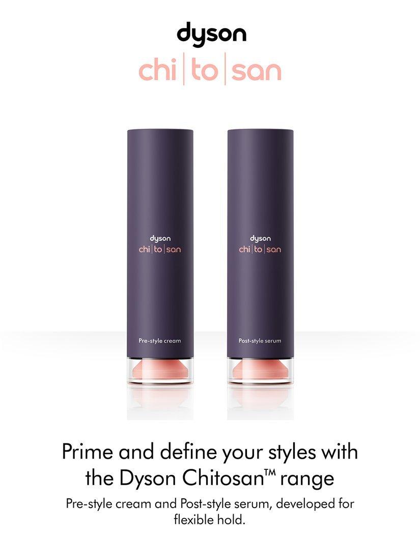 Dyson Chitosan Straight to Wavy Light Pre Style Hair Cream - British product