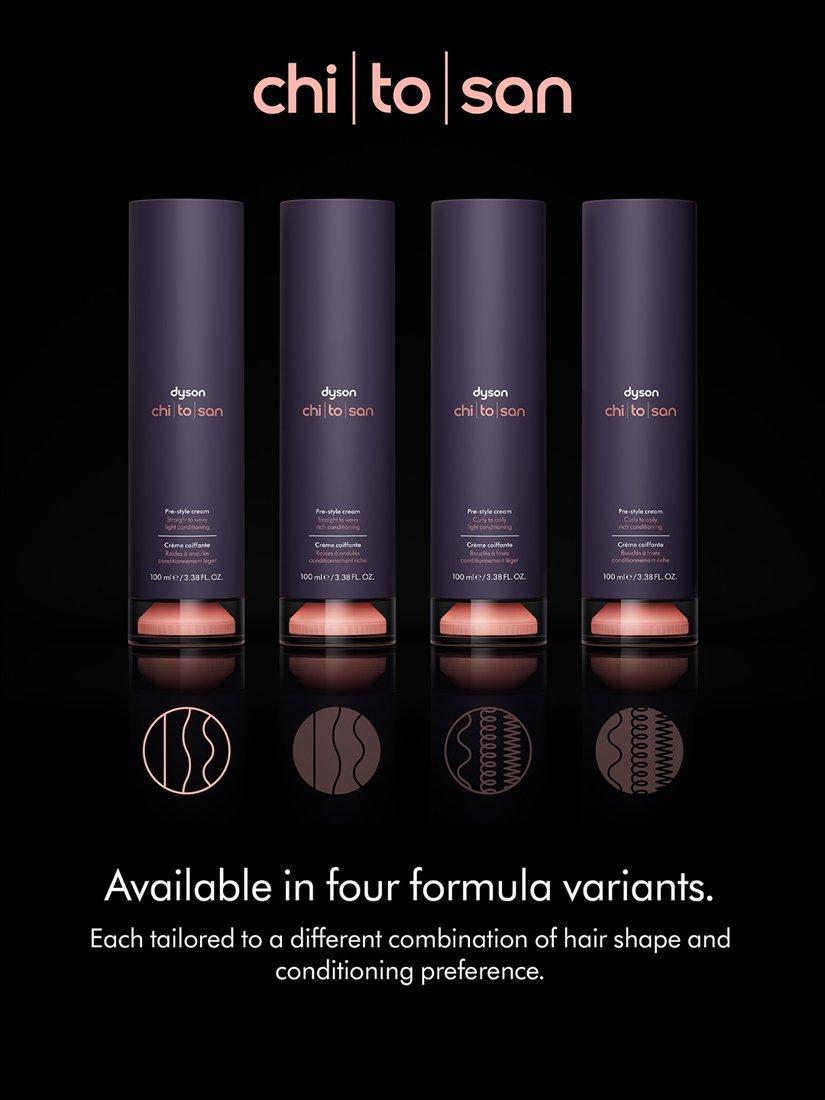 Dyson Chitosan straight/wavy light pre-style hair cream - British product