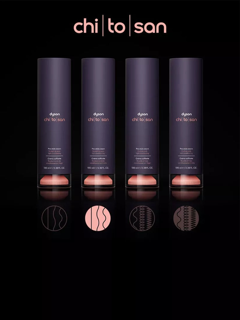 Dyson Chitosan Straight/Wavy Rich Pre Style Hair Cream - British product