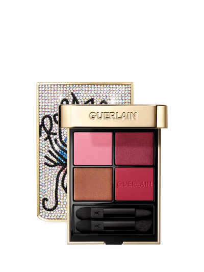 Limited Edition Eyeshadow Palette with Red, Pink, and Copper Shades
