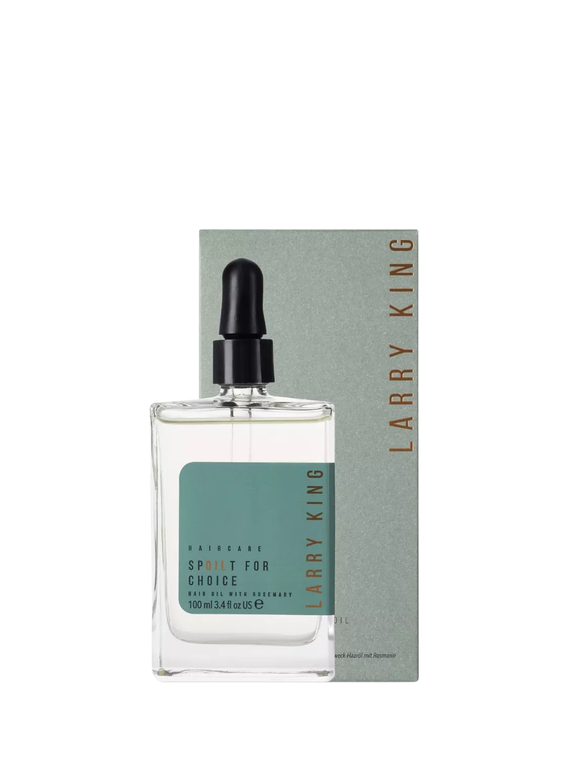 Larry King Spoilt for Choice hair oil 100ml, UK version