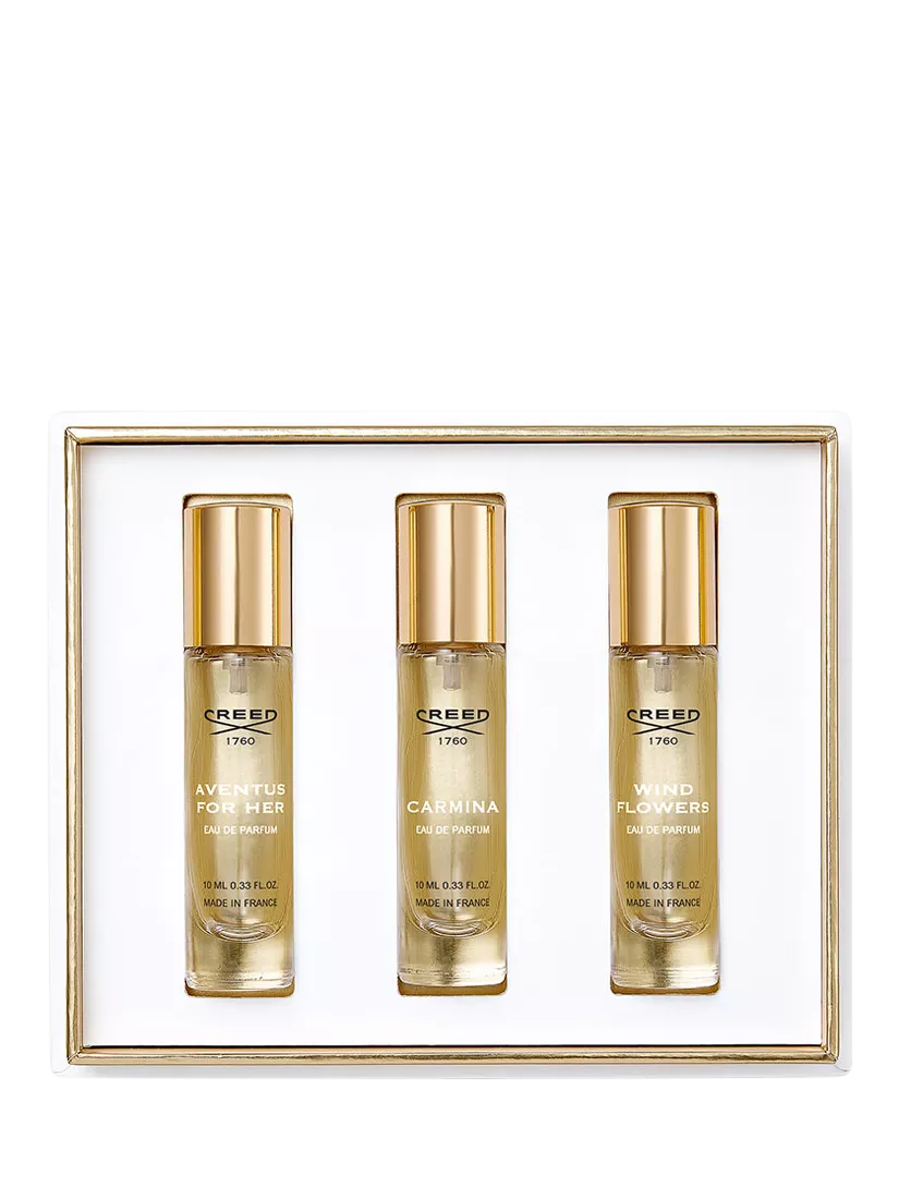 Creed women's fragrance discovery set 3x10ml - British product