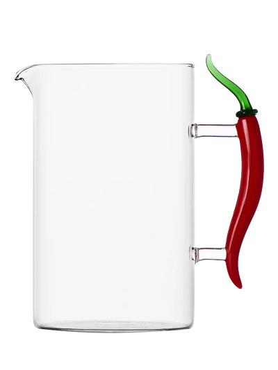 Chilli Pepper Handle Glass Jug 150ml