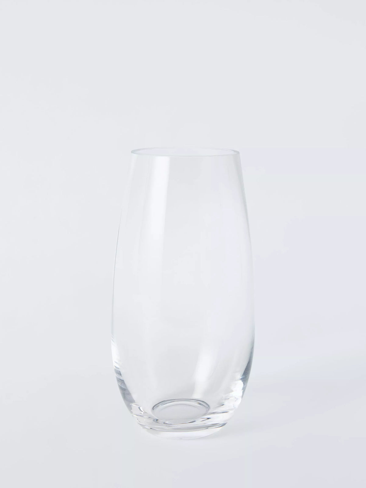 John Lewis bullet glass vase clear 27cm, UK version