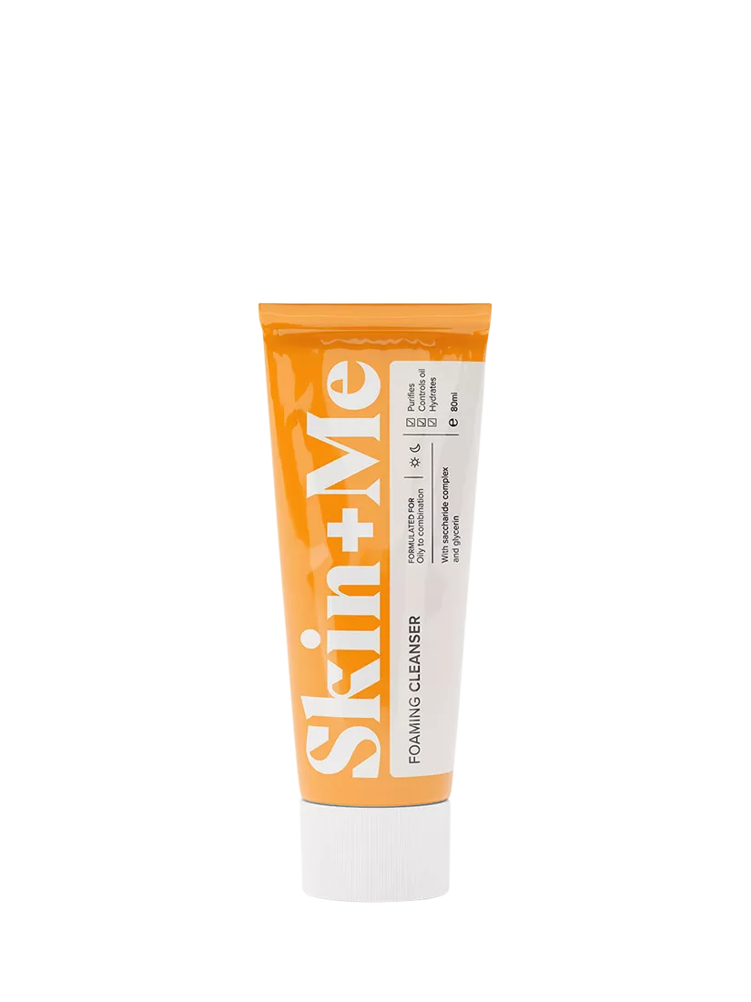 Skin + Me Foaming Cleanser for Oily to Combination Skin with Saccharide Complex and Glycerin, 80ml