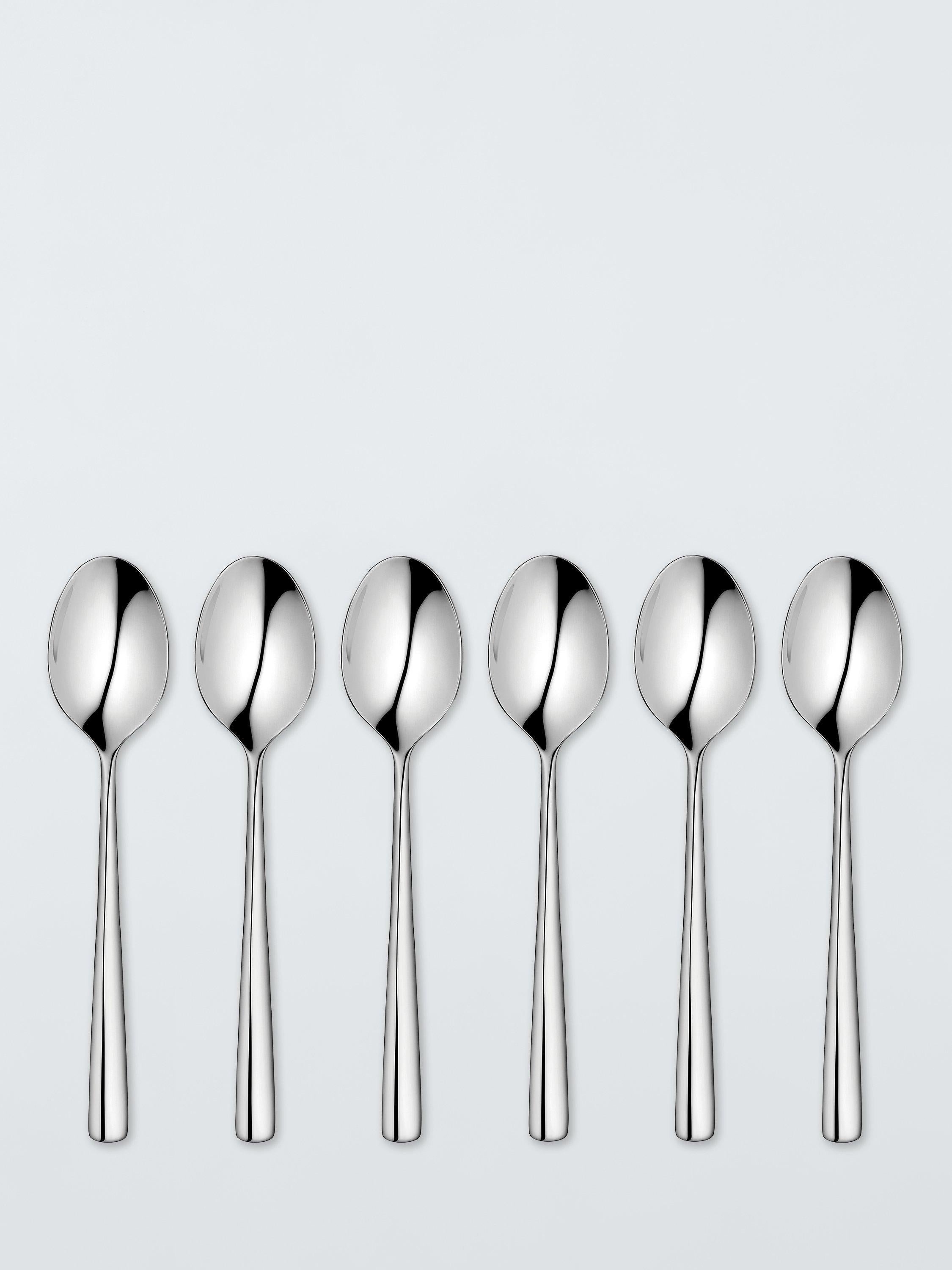 John Lewis ANYDAY stainless steel cutlery set, 24 pieces with 6 place settings, UK version