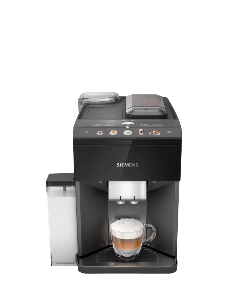 Siemens TQ515GB9 coffee machine in black (British brand)