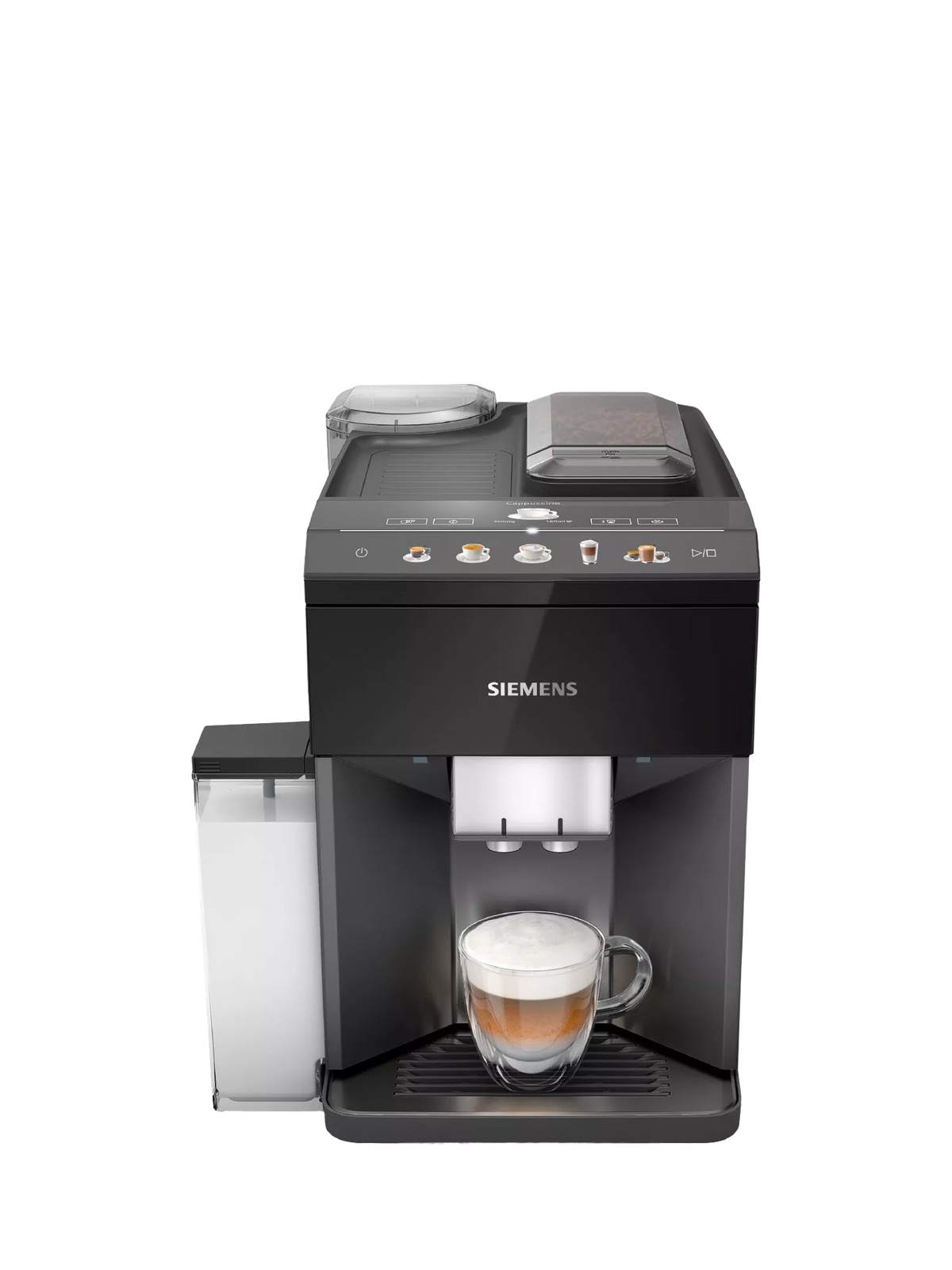 Siemens TQ515GB9 coffee machine in black (British brand)