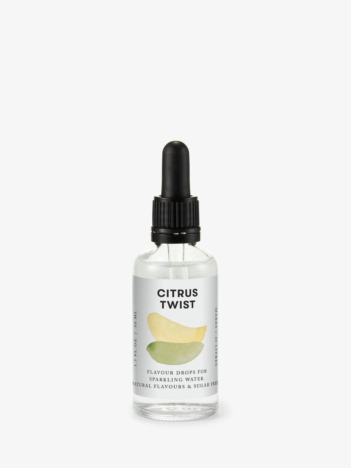 Tangy Lemon and Bitter Lime Flavour Drops for Sparkling Water 50ml