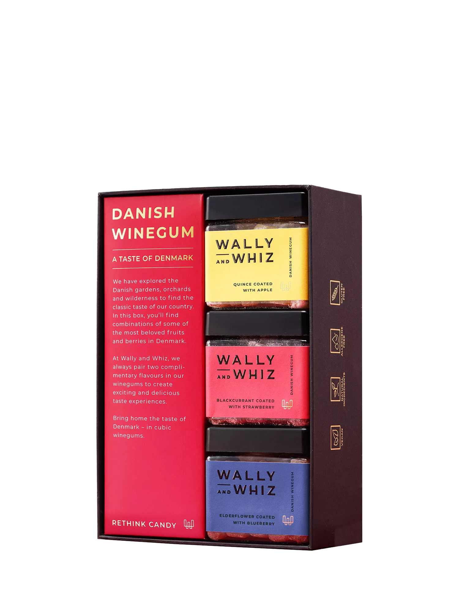 Wally and Whiz A Taste of Denmark Winegums, 420g - McGrocer
